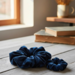 Royal Blue Velvet Scrunchie