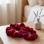 Spinel Velvet Scrunchie