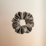 Taupe Velvet Scrunchie